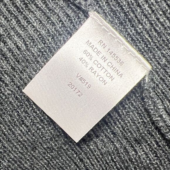 Coldwater Creek Dark Gray Embroidered Cardigan - Picture 4 of 5